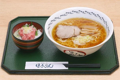 八戸らーめんとミニネギトロ丼セット