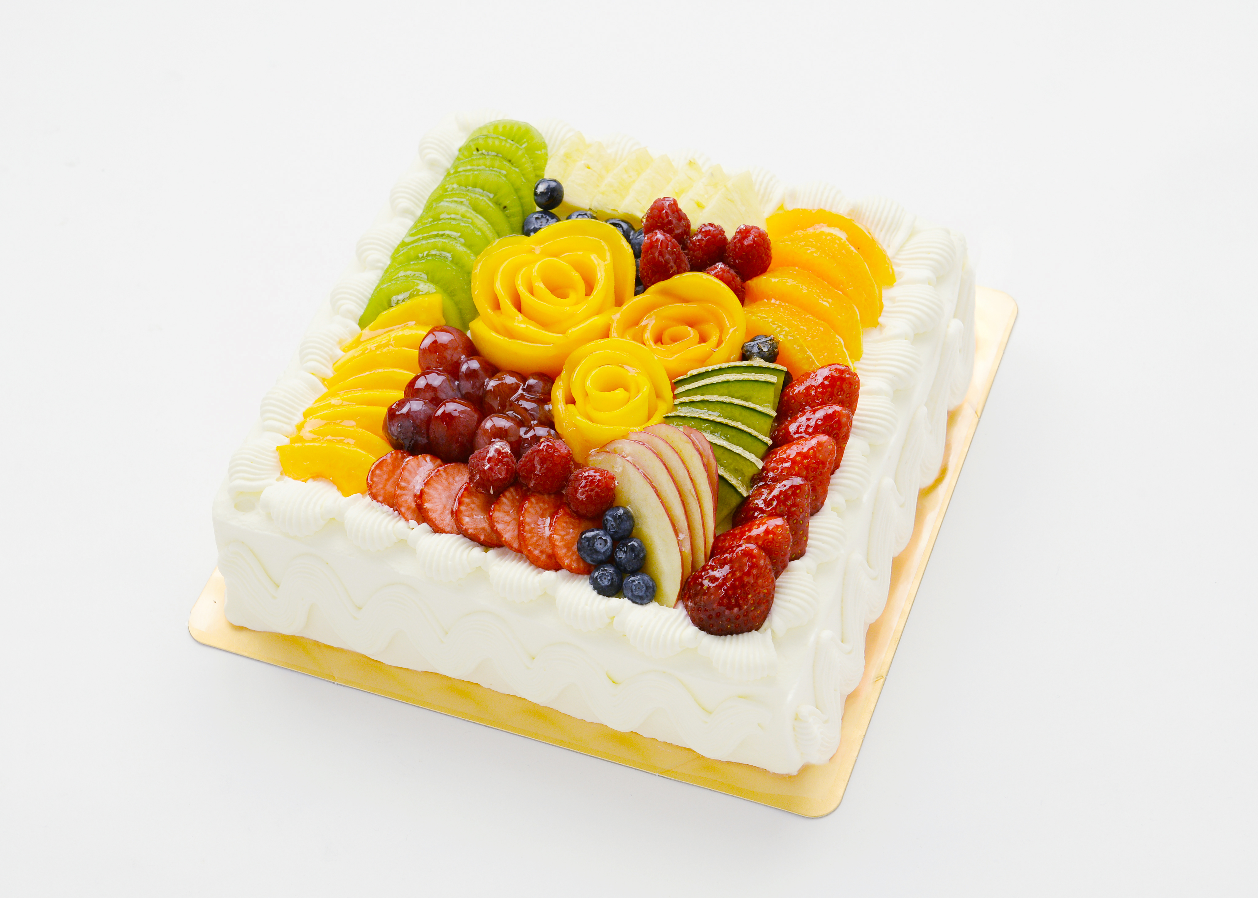 【3日前予約商品】お祝いデコレーションケーキ 8号 24cm