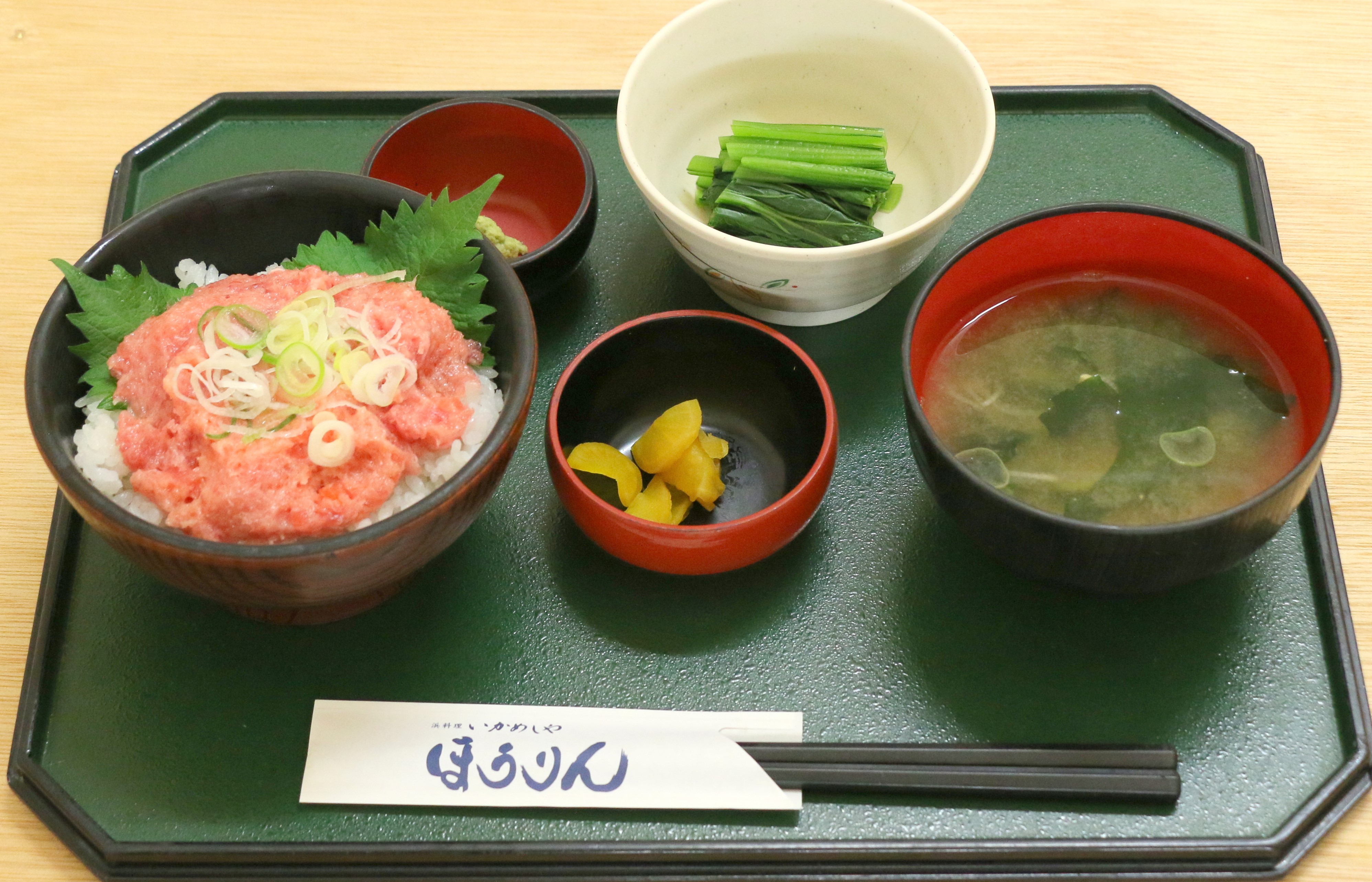 ねぎとろ丼定食