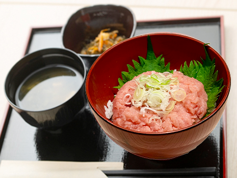 ねぎとろ丼定食