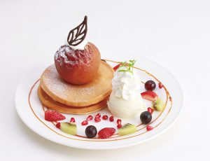 1月中旬 期間限定 焼きりんごのパンケーキ おだわら 萬鱗グループホームページ 1月中旬 期間限定 焼きりんごのパンケーキ おだわら 萬鱗グループホームページ