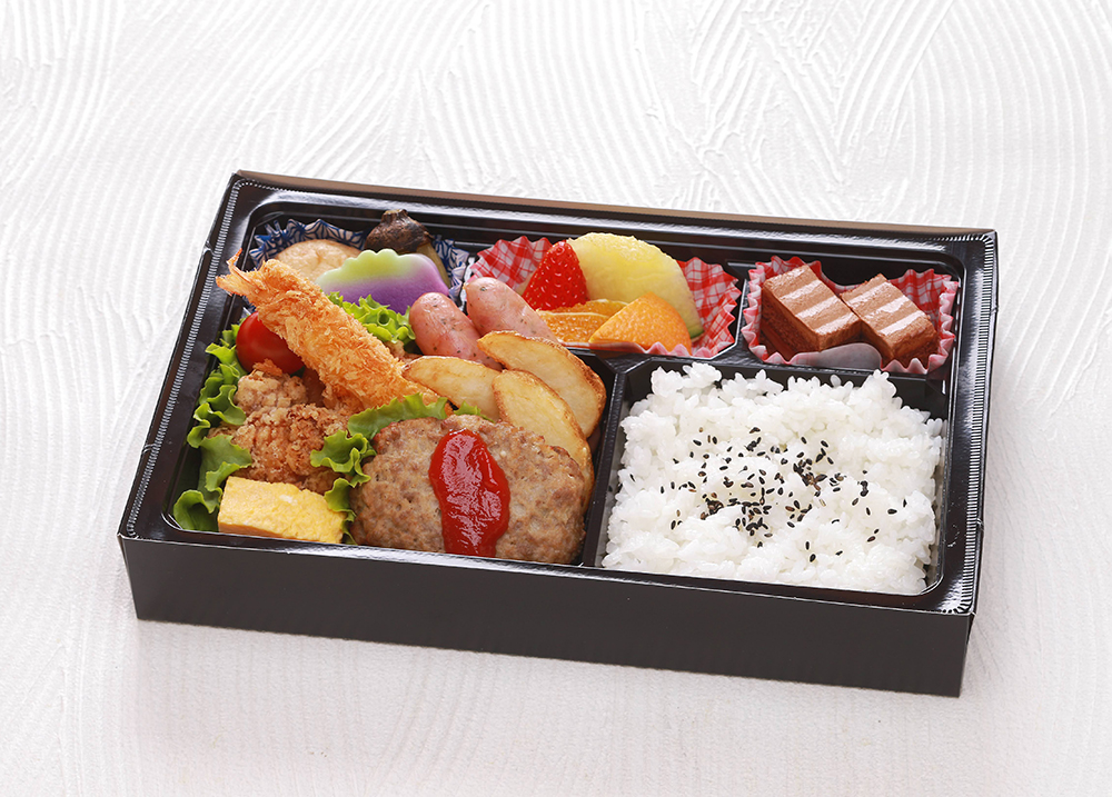 毬姫牛（まりひめうし）ハンバーグ弁当