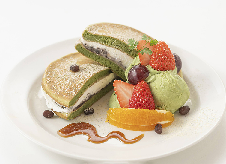 25抹茶パンケーキ
