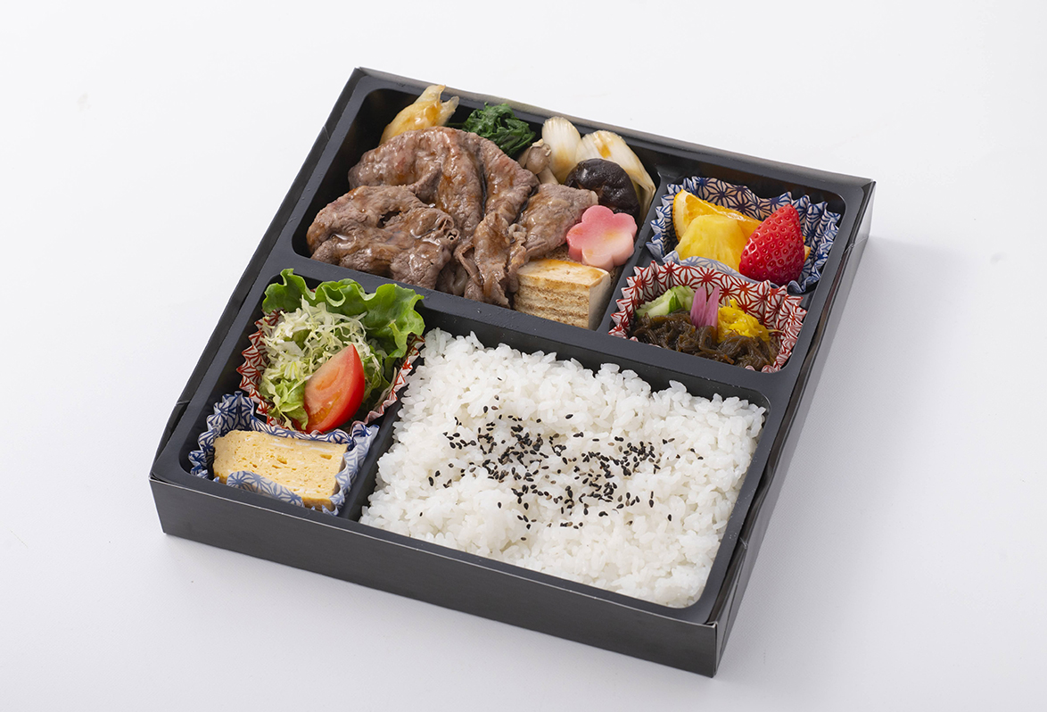 毬姫牛（まりひめうし）すき焼き弁当